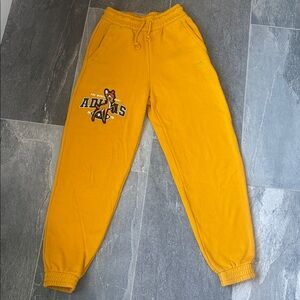 adidas Disney Mustard Graphic Joggers